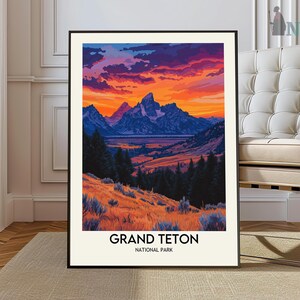 Grand Teton poster, Grand Teton Wall Art, Grand Teton Print, Grand Teton Photo, Grand Teton Poster Print, Grand Teton Wyoming poster