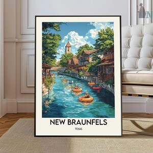 New Braunfels poster, New Braunfels Wall Art, New Braunfels Print, New Braunfels Photo, New Braunfels Poster Print, New Braunfels Texas