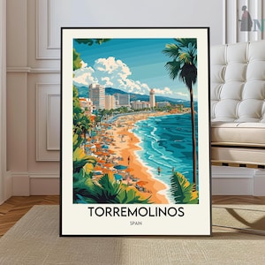 Tormolinos Plakat, Tormolinos Wandkunst, Tormolinos Druck, Tormolinos Foto, Tormolinos Poster Druck, Tormolinos Reiseplakat