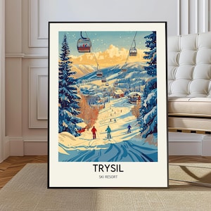 Trysil Ski Resort poster, Trysil Ski Resort Wall Art, Trysil Ski Resort Print, Trysil Ski Resort Photo, Trysil Ski Resort Poster Print