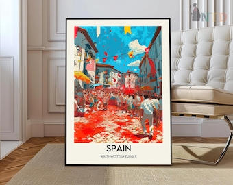 Spain Print, Spain Wall Art, Spain Poster, Spain Photo, Spain Poster Print, Spain Wall Decor, Madrid city, Barcelona city, Malaga city