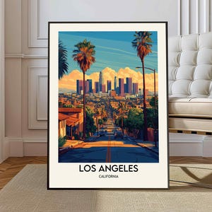 Los Angeles Poster, Los Angeles Wall Art, Los Angeles Print, Los Angeles Art Print, LA Print, LA Poster, LA Wall Art, Los Angeles Decor