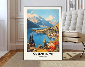 Queenstown Print, Queenstown Wall Art, Queenstown Poster, Queenstown Photo, Queenstown Poster Print, Queenstown New Zealand