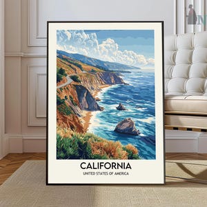 California Print, California Wall Art, California Poster, California Photo, California Poster Print, California Wall Décor, California USA