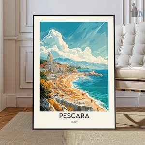 Pescara poster, Pescara Wall Art, Pescara Print, Pescara Photo, Pescara Poster Print, Pescara Travel Poster, Pescara city poster