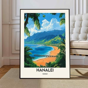 Hanalei Poster, Hanalei Wall Art, Hanalei Print, Hanalei Photo, Hanalei Poster Print, Hanalei Travel Poster, Hanalei Hawaii, Kauai Hawaii