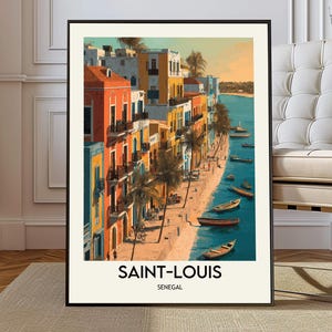 Saint Louis Poster, Saint Louis Wall Art, Saint Louis Print, Saint Louis Photo, Saint Louis Poster Print, Saint Louis Senegal poster