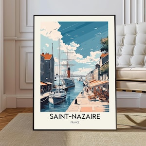 Saint-Nazaire poster, Saint-Nazaire Wall Art, Saint-Nazaire Print, Saint-Nazaire Photo, Saint-Nazaire Poster Print, Saint-Nazaire Travel