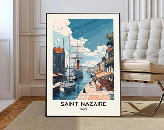 Saint-Nazaire poster, Saint-Nazaire Wall Art, Saint-Nazaire Print, Saint-Nazaire Photo, Saint-Nazaire Poster Print, Saint-Nazaire Travel