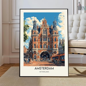 Amsterdam Print, Amsterdam Wall Art, Amsterdam Poster, Amsterdam Photo, Amsterdam Poster Print, Amsterdam Netherlands, Amsterdam City