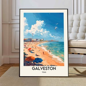 Galveston Print, Galveston Texas, Galveston Poster, Galveston Wall Art, Galveston Art Print, Galveston Artwork, Galveston Photo