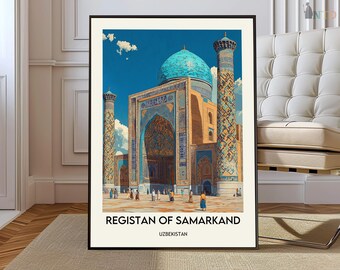 Registan poster, Registan Wall Art, Registan Print, Registan Photo, Registan Poster Print, Registan Travel, Registan city, Registan map