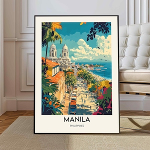 Manila poster, Manila Wall Art, Manila Print, Manila Photo, Manila Poster Print, Manila Travel Poster, Manila Philippines poster