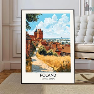 Poland Print, Vintage poster, Poland Wall Art, Poland Poster, Poland Photo, Poland Poster Print, Poland Wall Decor, Poland, Warsaw poster