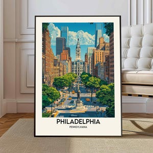 Philadelphia poster, Philadelphia Wall Art, Philadelphia Print, Philadelphia Photo, Philadelphia Poster Print, Philadelphia city poster