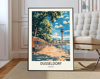 Düsseldorf Print, Düsseldorf Wall Art, Düsseldorf Poster, Düsseldorf Photo, Düsseldorf Poster Print, Düsseldorf Germany, Düsseldorf city