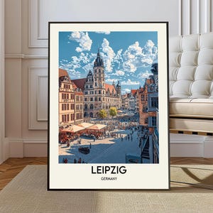 Leipzig poster, Leipzig Wall Art, Leipzig Print, Leipzig Photo, Leipzig decor, Leipzig Travel, Leipzig city, Leipzig map, Leipzig Germany