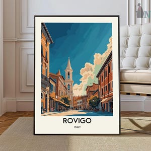 Rovigo poster, Rovigo Wall Art, Rovigo Print, Rovigo Photo, Rovigo Poster Print, Rovigo Travel Poster, Rovigo city poster