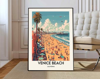Venice Beach-poster, Venice Beach-muurkunst, Venice Beach-print, Venice Beach-foto, Venice Beach-poster, Venice Beach-reisposter