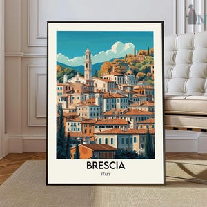 Brescia poster, Brescia Wall Art, Brescia Print, Brescia Photo, Brescia Poster Print, Brescia Travel Poster, Brescia city poster