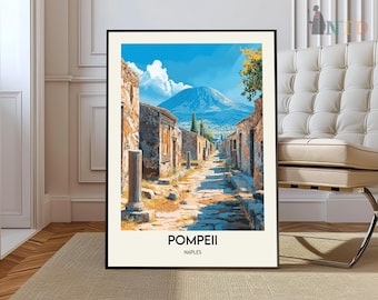 Pompeii Print, Pompeii Wall Art, Pompeii Poster, Pompeii Photo, Pompeii Poster Print, Pompeii Travel Poster, Pompeii Italy, Pompeii Naples