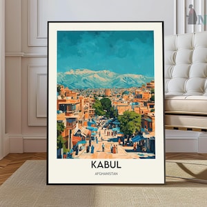 Kabul Print, Vintage poster, Kabul Wall Art, Kabul Poster, Kabul Photo, Kabul Poster Print, Kabul Wall Decor, Afghanistan, Digital download