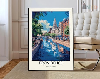 Providence poster, Providence Wall Art, Providence Print, Providence Photo, Providence city Print, Providence city, Providence Rhode Island