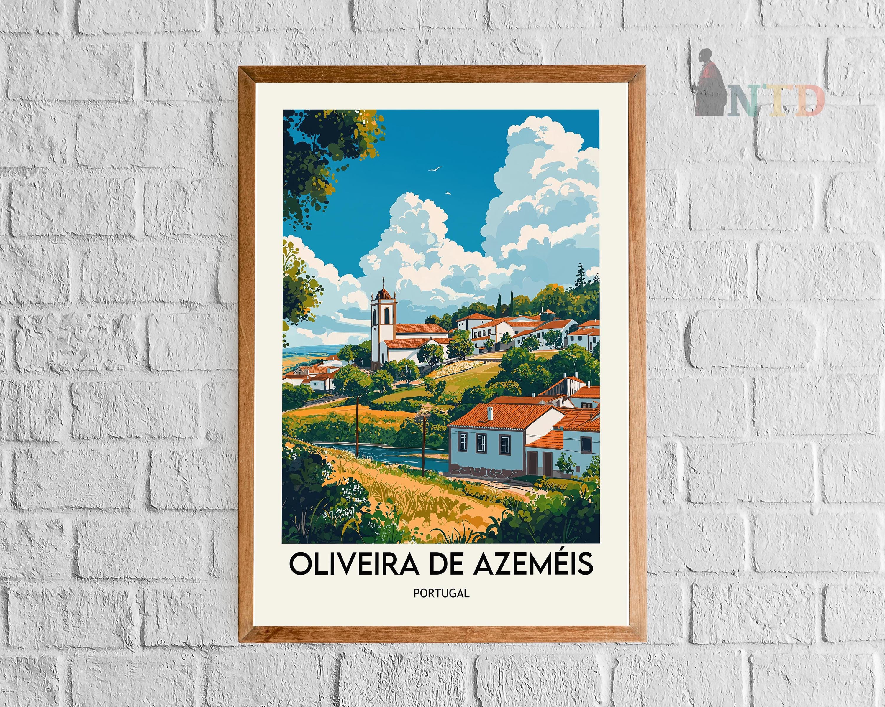 Oliveira De Azeméis Portugal Poster: Travel Photography, Ready-to