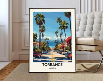 トーランス カリフォルニア 旅行 ウォールアート ポスター プリント