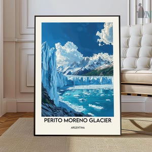 Perito Moreno Glacier Poster, Perito Moreno Glacier Wall Art, Perito Moreno Glacier Print, Perito Moreno Glacier Photo, Patagonia poster