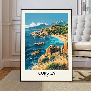 Corsica Print, Corsica Art, Corsica Photo, Corsica Poster Print, Corsica painting, Corsica art work, Corsica island, Corsica Italy poster