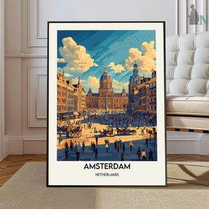 Amsterdam Print, Amsterdam Wall Art, Amsterdam Poster, Amsterdam Photo, Amsterdam Poster Print, Amsterdam Netherlands, Amsterdam City
