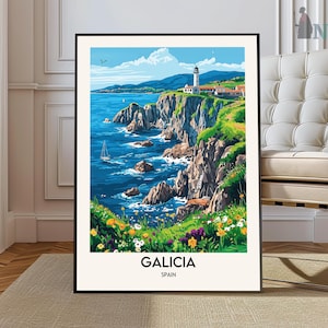 Galicia Print, Galicia Wall Art, Galicia Poster, Galicia Photo, Galicia Poster Print, Galicia Travel Poster, Galicia Spain poster