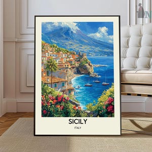 Sicily Print, Sicily Wall Art, Sicily Poster, Sicily Photo, Sicily Poster Print, Sicily Travel Poster, Sicily Italy poster