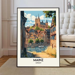 Mainz Print, Mainz Wall Art, Mainz Poster, Mainz Photo, Mainz Poster Print, Mainz Travel Poster, Mainz Germany