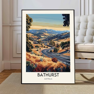 Bathurst poster, Bathurst Wall Art, Bathurst Print, Bathurst Photo, Bathurst Poster Print, Bathurst Travel Poster,  Bathurst Australia print