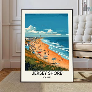 Jersey Shore Poster, Jersey Shore Wall Art, Jersey Shore Print, Jersey Shore Photo, Jersey Shore Poster Print, Jersey Shore Travel Poster