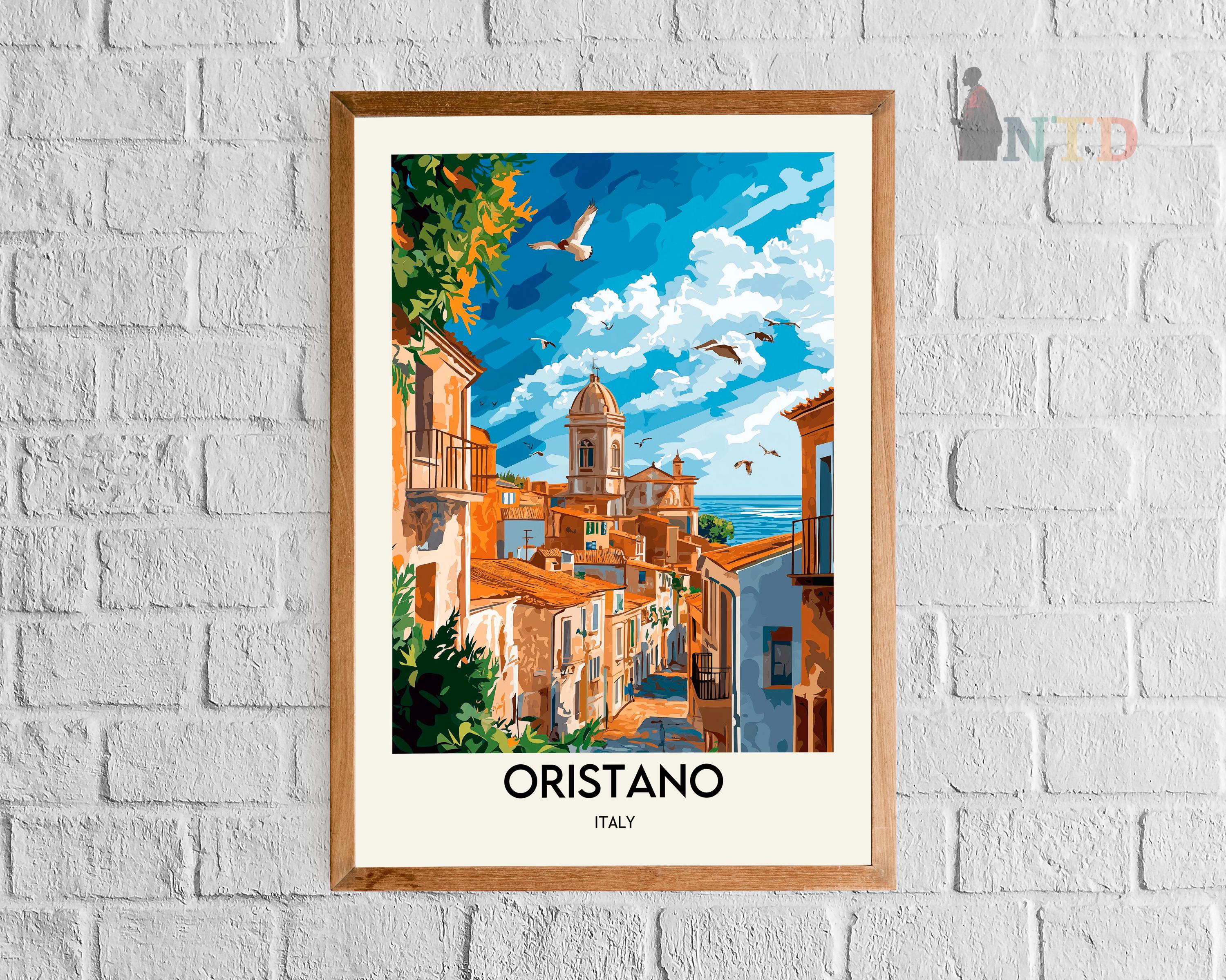 Oristano Italy Poster: Sardinia Travel Photography, Ready to Hang