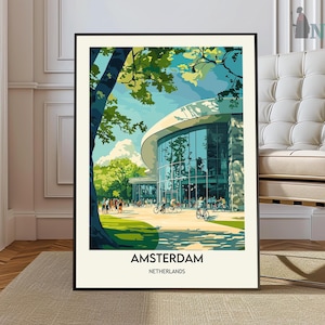 Impression d'Amsterdam, art mural Amsterdam, affiche d'Amsterdam, photo d'Amsterdam, impression d'affiche d'Amsterdam, Amsterdam Pays-Bas, ville d'Amsterdam