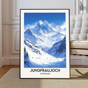 Jungfraujoch poster, Jungfraujoch Wall Art, Jungfraujoch Print, Jungfraujoch Photo, Jungfraujoch Poster Print, Jungfraujoch Swiss Alps