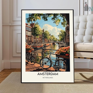 Amsterdam Print, Amsterdam Wall Art, Amsterdam Poster, Amsterdam Photo, Amsterdam Poster Print, Amsterdam Netherlands, Amsterdam City