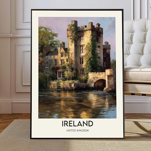 Ireland poster, Ireland Wall Art, Ireland Print, Ireland Photo, Ireland Poster Print, Ireland Travel, Ireland city, Ireland map