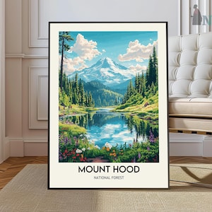Mount Hood poster, Mount Hood Wall Art, Mount Hood Print, Mount Hood Photo, Mount Hood Poster Print, Mount Hood Oregon, Timberline Trail