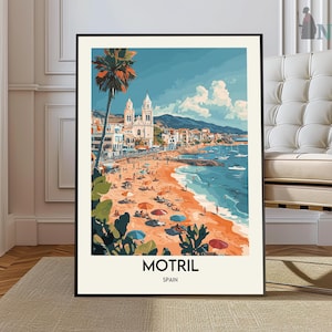 Motril Plakat, Motril Wandkunst, Motril Druck, Motril Foto, Motril Poster Druck, Motril Reiseplakat, Motril Stadt Grenada, Grenada Plakat,
