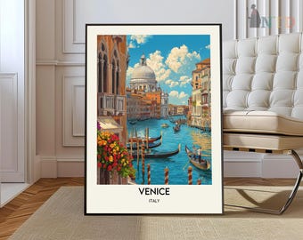 Venice Art, Venice Italy, Venice Canal, Venice Photo, Venice Travel, Italy Poster, Venice Artwork, Venice Skyline, Venice Italy poster