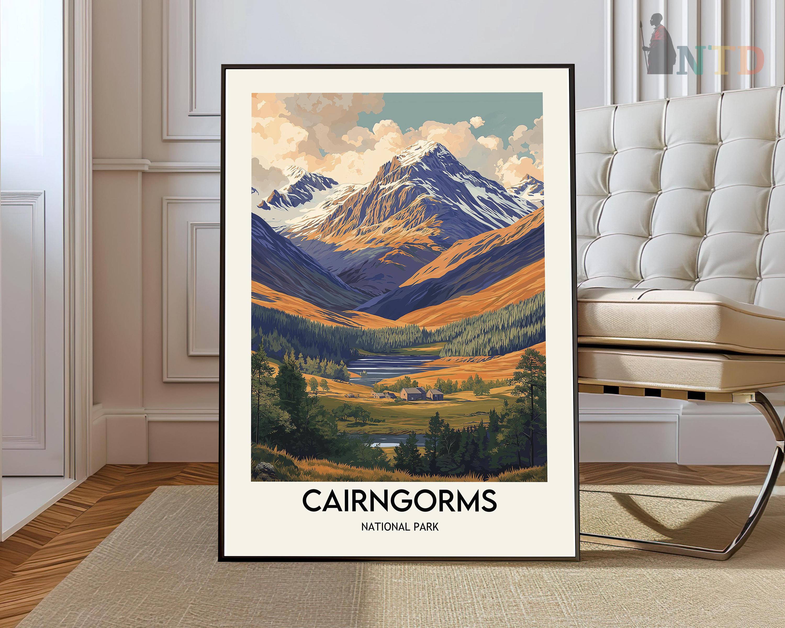 Artery8 Geburtstagskarte 'Cairngorms' – 17,5x12,5 Cm Mit Berg-Landschaftsdesign & Umschlag