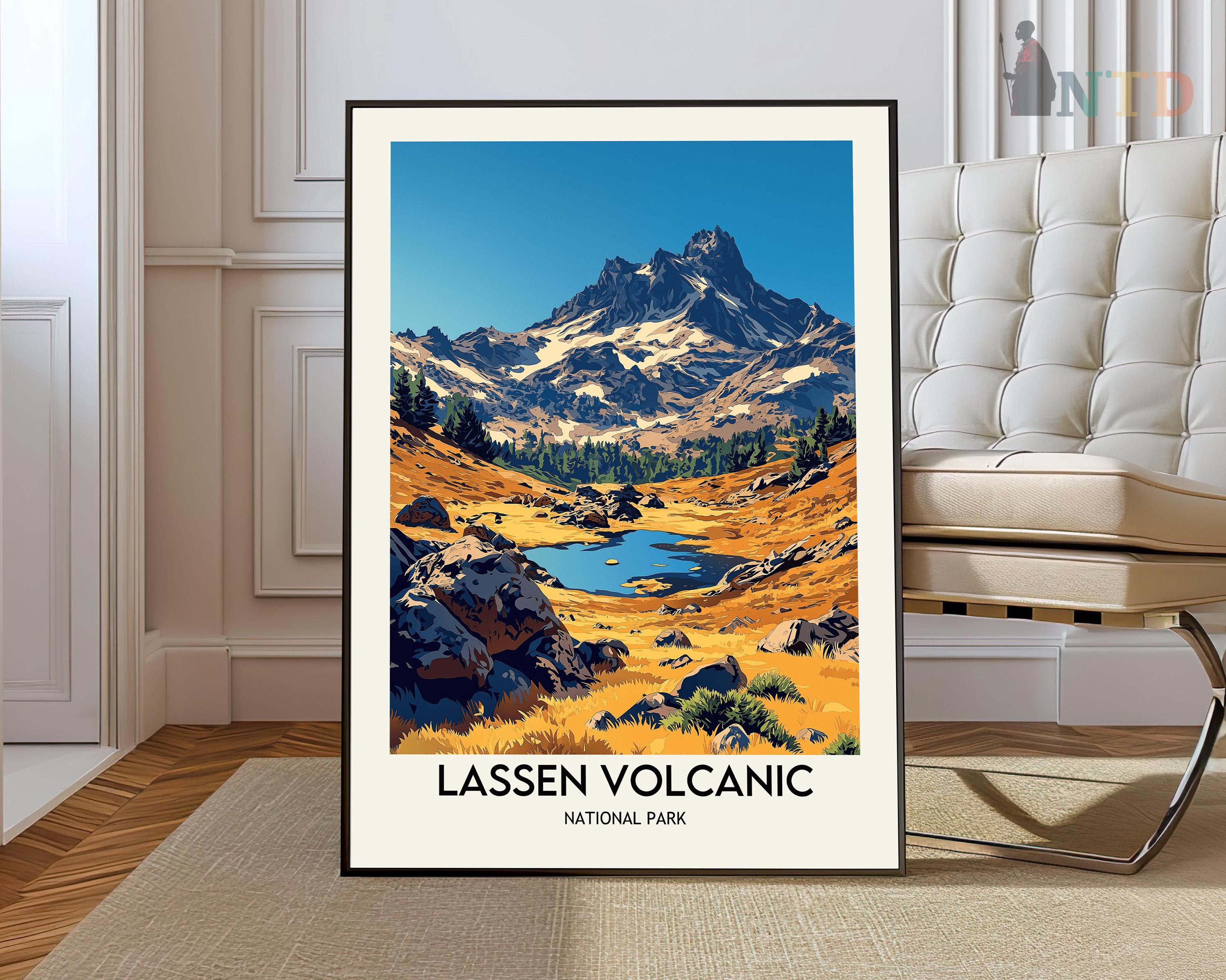 ラッセン火山国立公園、ラッセン火山ウォールアート、ラッセン火山