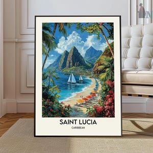 Saint Lucia Print, Saint Lucia Art, Saint Lucia island, Saint Lucia Photo, Saint Lucia Poster Print, Saint Lucia Decor,Saint Lucia Caribbean