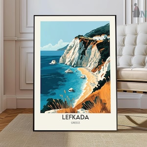 Lefkada Print, Lefkada Wall Art, Lefkada Poster, Lefkada Photo, Lefkada Poster Print, Lefkada Travel Poster, Lefkada Greece poster