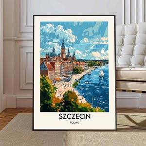 Szczecin poster, Szczecin Wall Art, Szczecin Print, Szczecin Photo, Szczecin Poster Print, Szczecin Travel Poster, Szczecin city poster